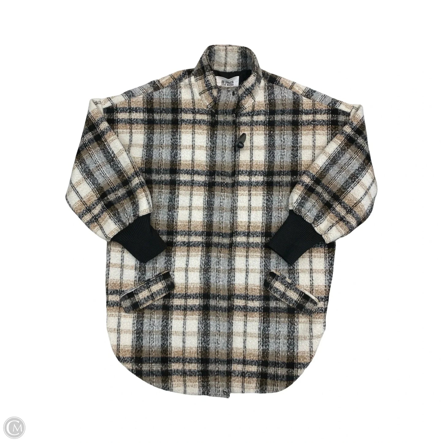 Jacket Other By Steve Madden In Plaid Pattern, Size: M