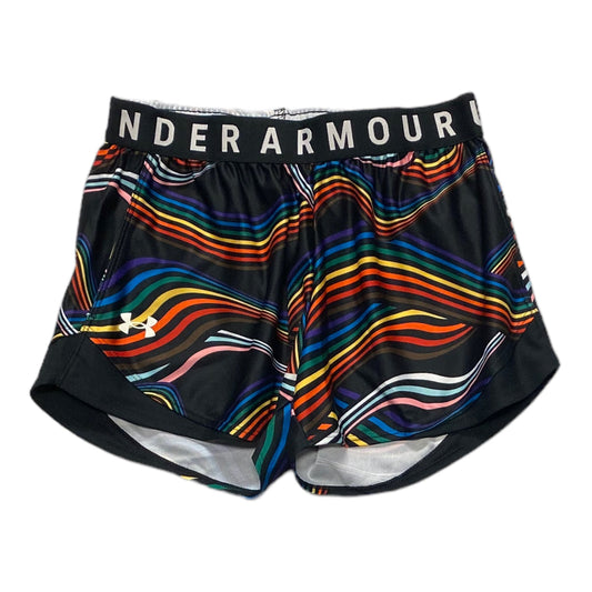 Rainbow Print Athletic Shorts Under Armour, Size Xs