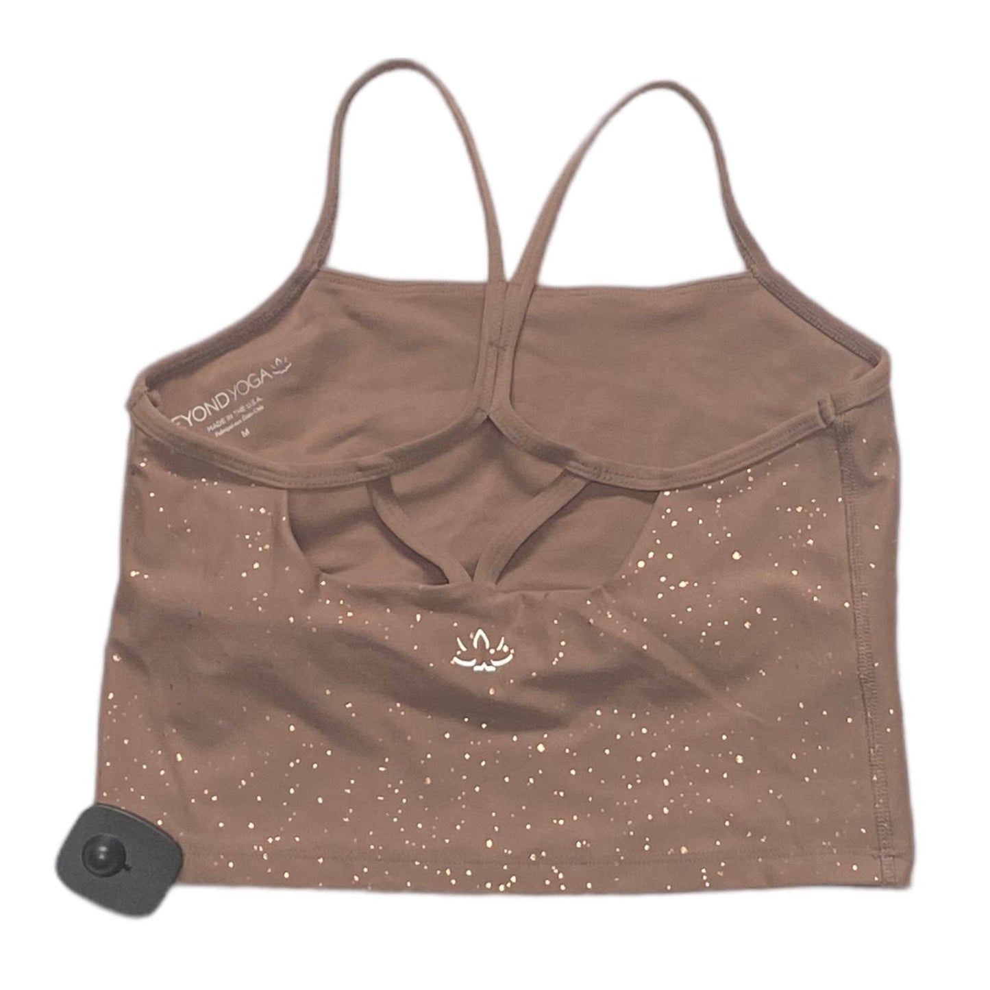 Brown Athletic Bra Beyond Yoga, Size M