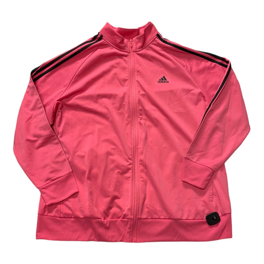 Pink Athletic Jacket Adidas, Size 4x