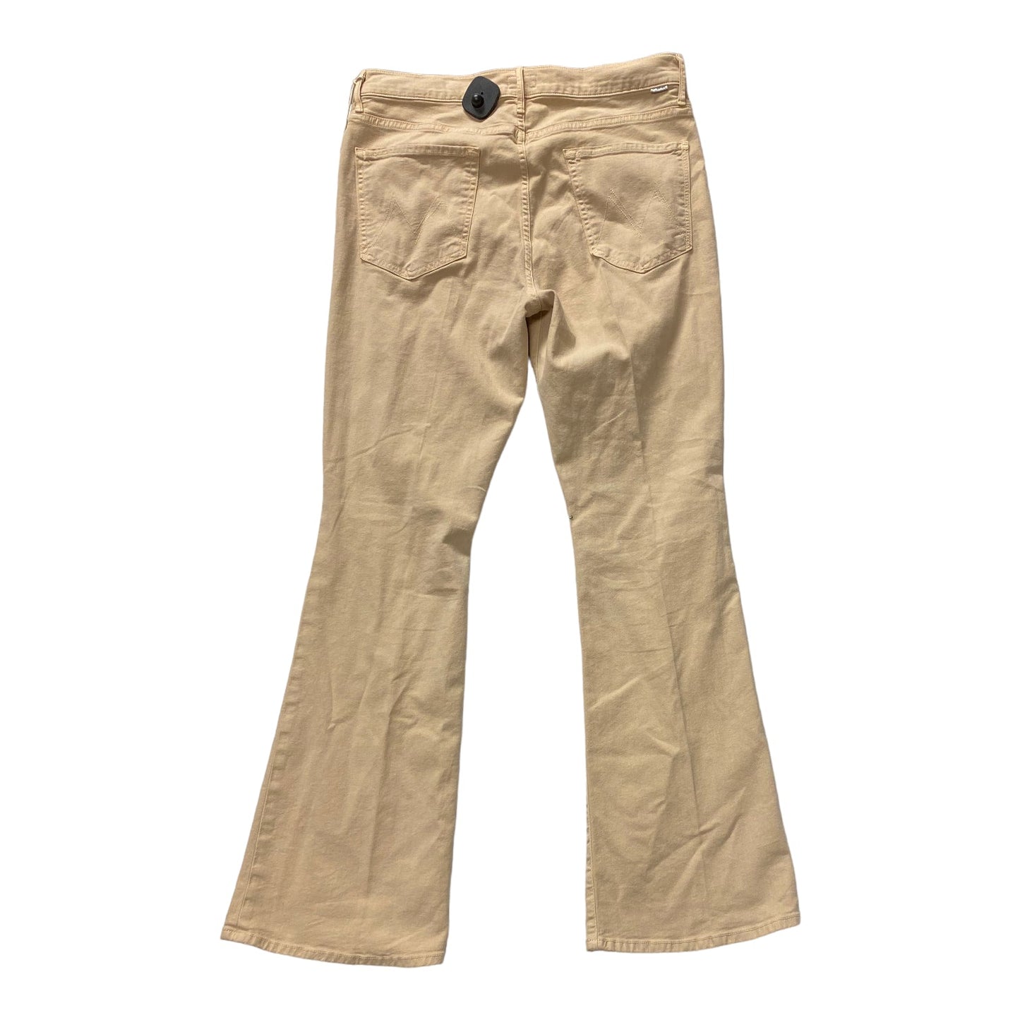 Tan Jeans Flared Mother, Size 16