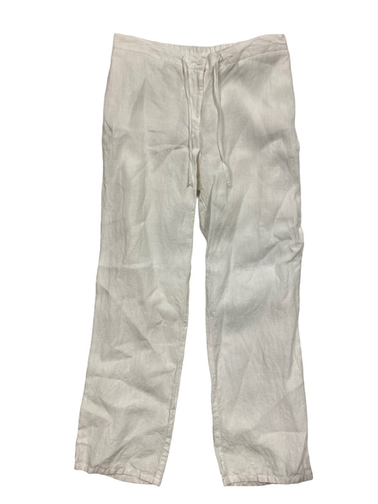 White Pants Linen Boden, Size 8