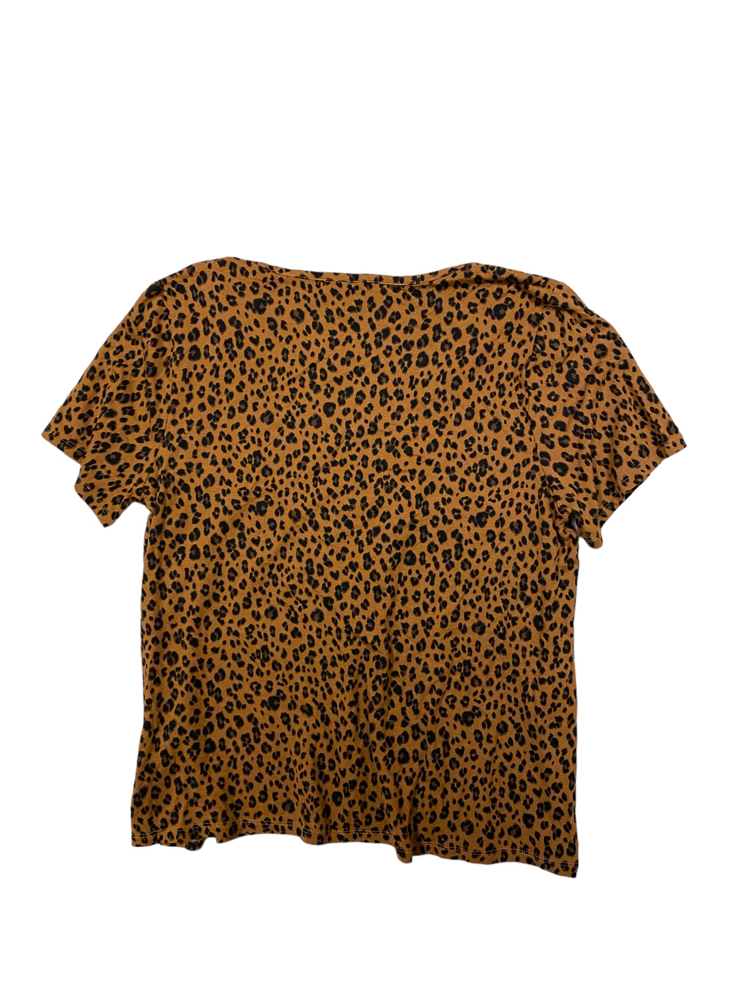 Animal Print Top Short Sleeve Old Navy, Size M