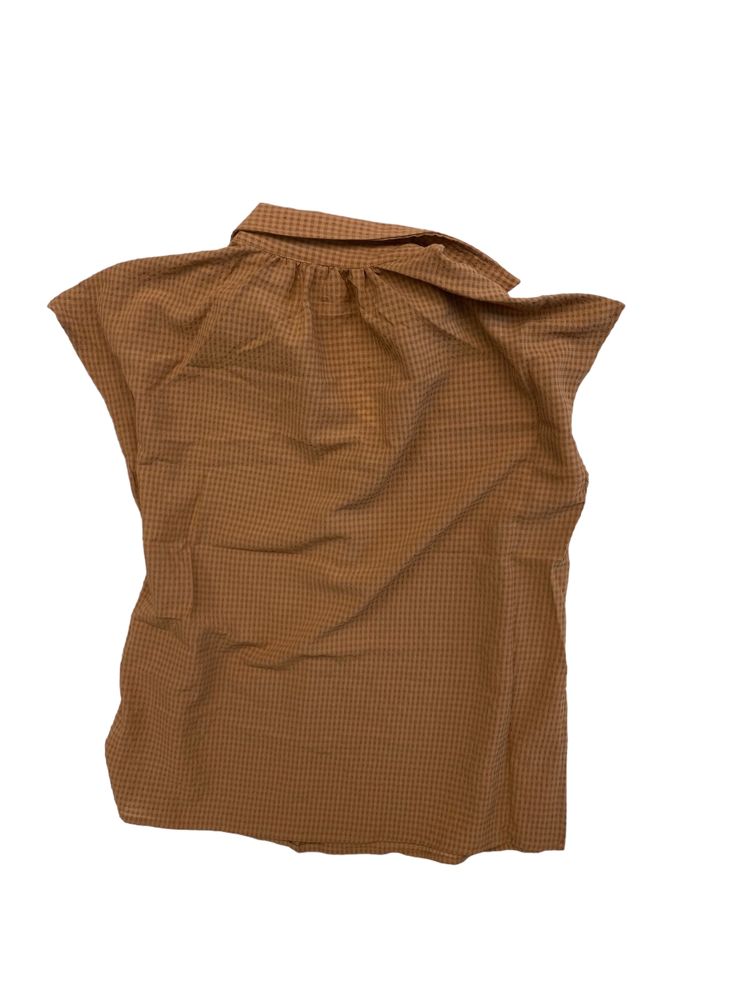 Brown Top Sleeveless Max Studio, Size S