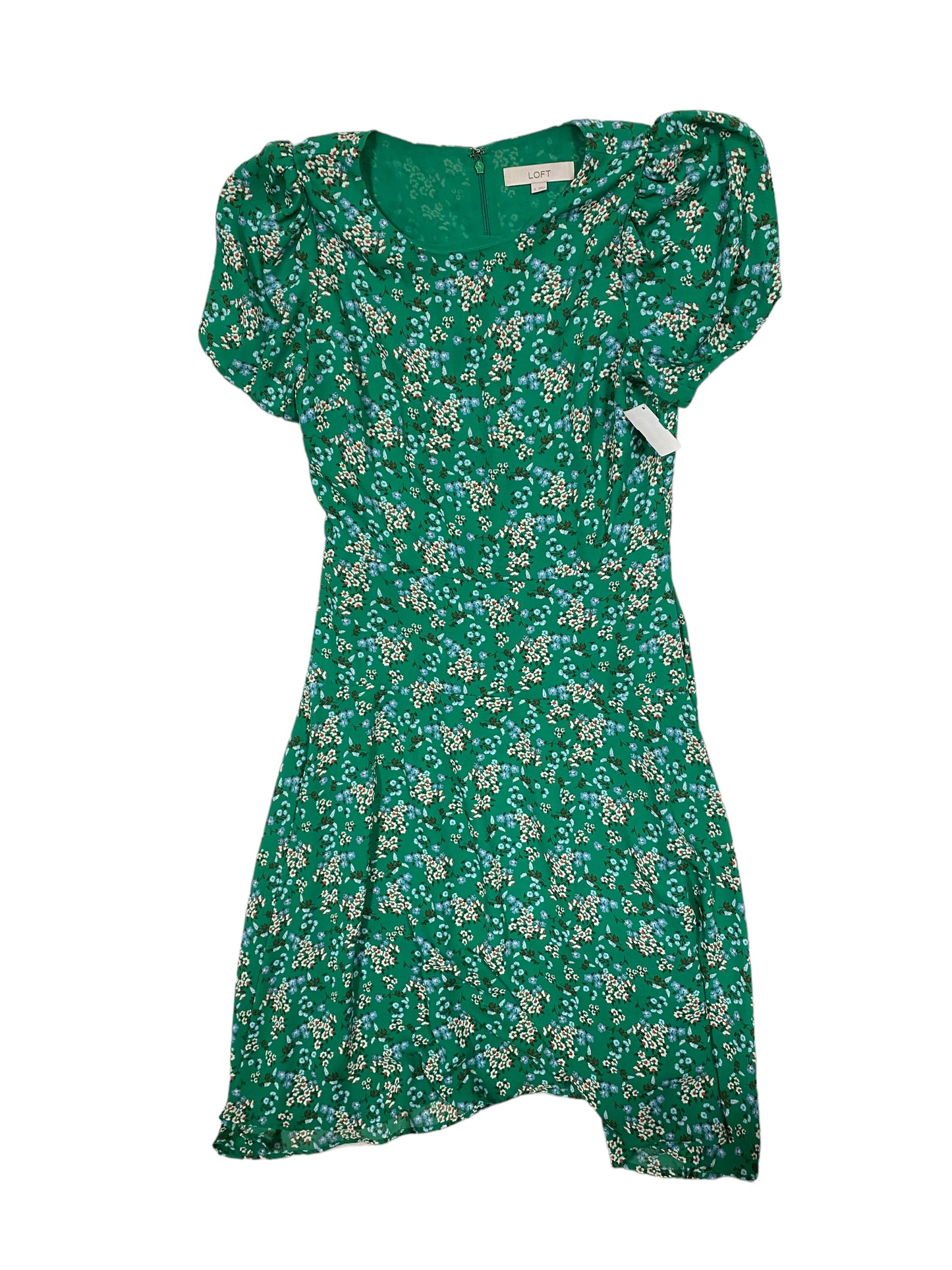 Green Dress Casual Maxi Loft, Size 8