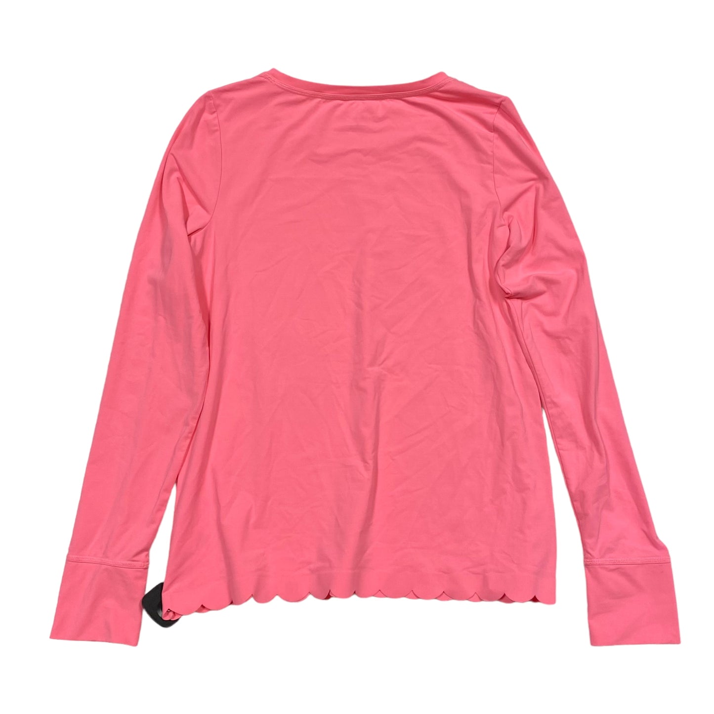 Pink Top Long Sleeve Designer Lilly Pulitzer, Size L