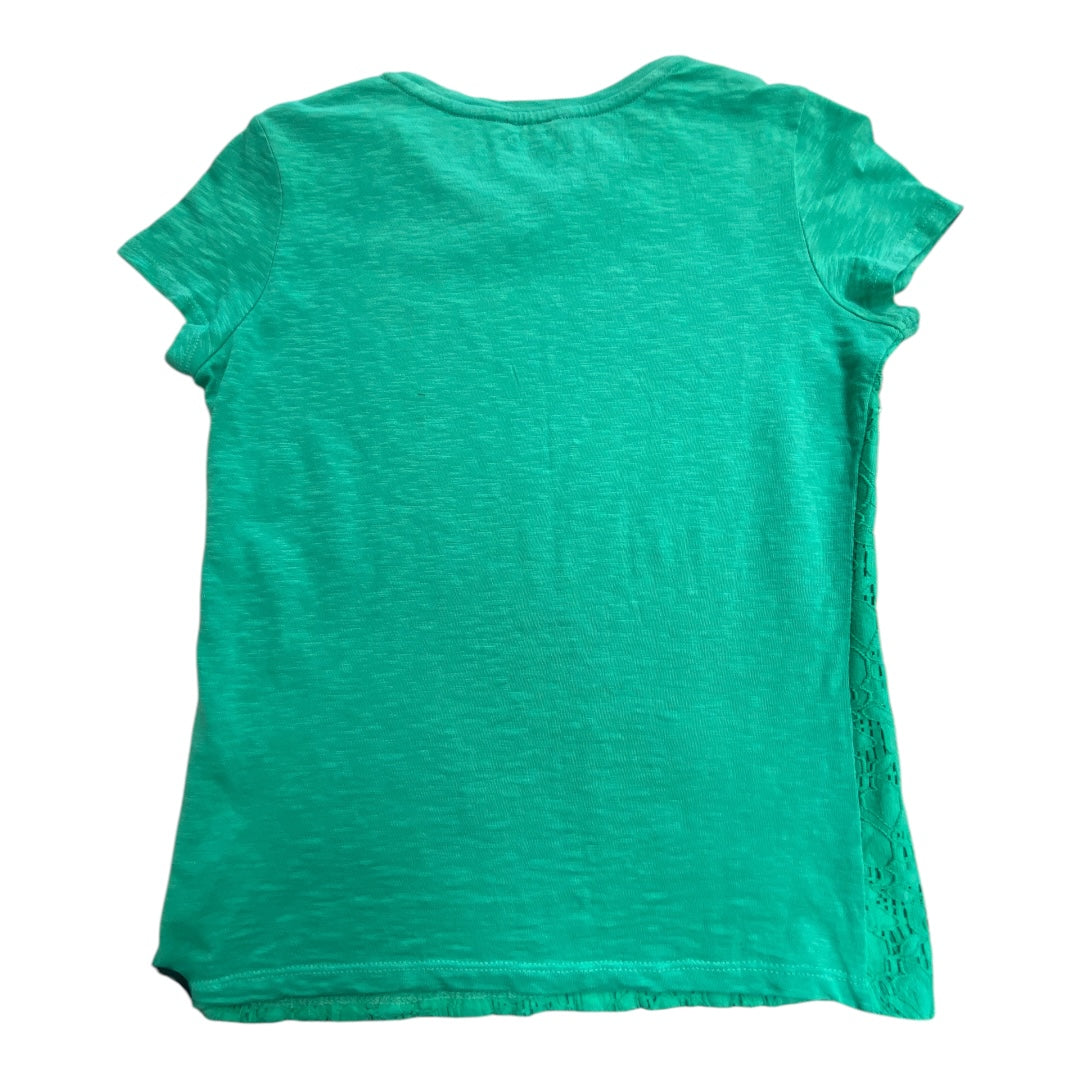 Top Short Sleeve By Talbots In Green, Size: Xs