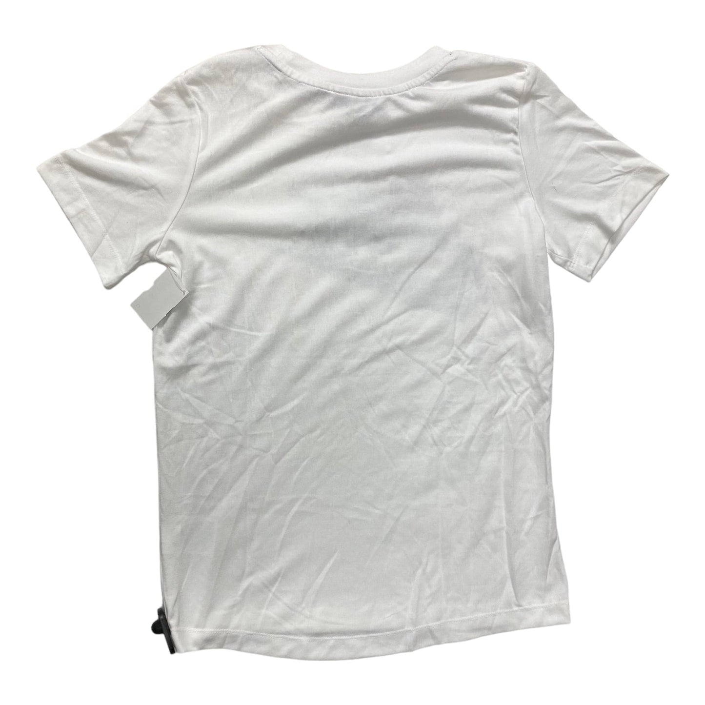 Athletic Top Short Sleeve By Nike In White, Size: Xs