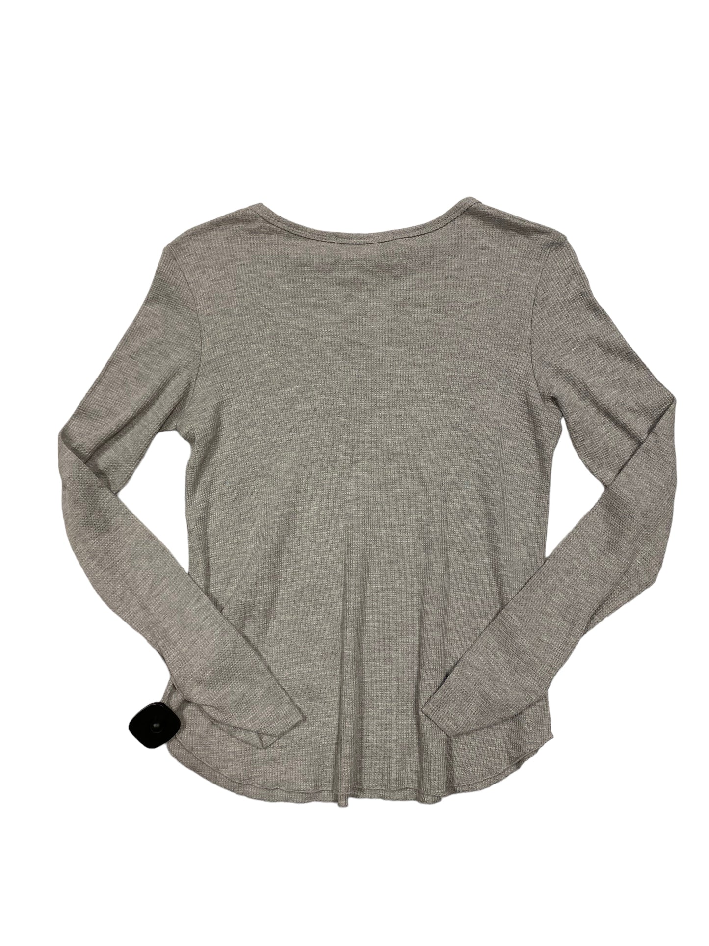 Top Long Sleeve Basic By Peyton Jensen In Grey, Size: M