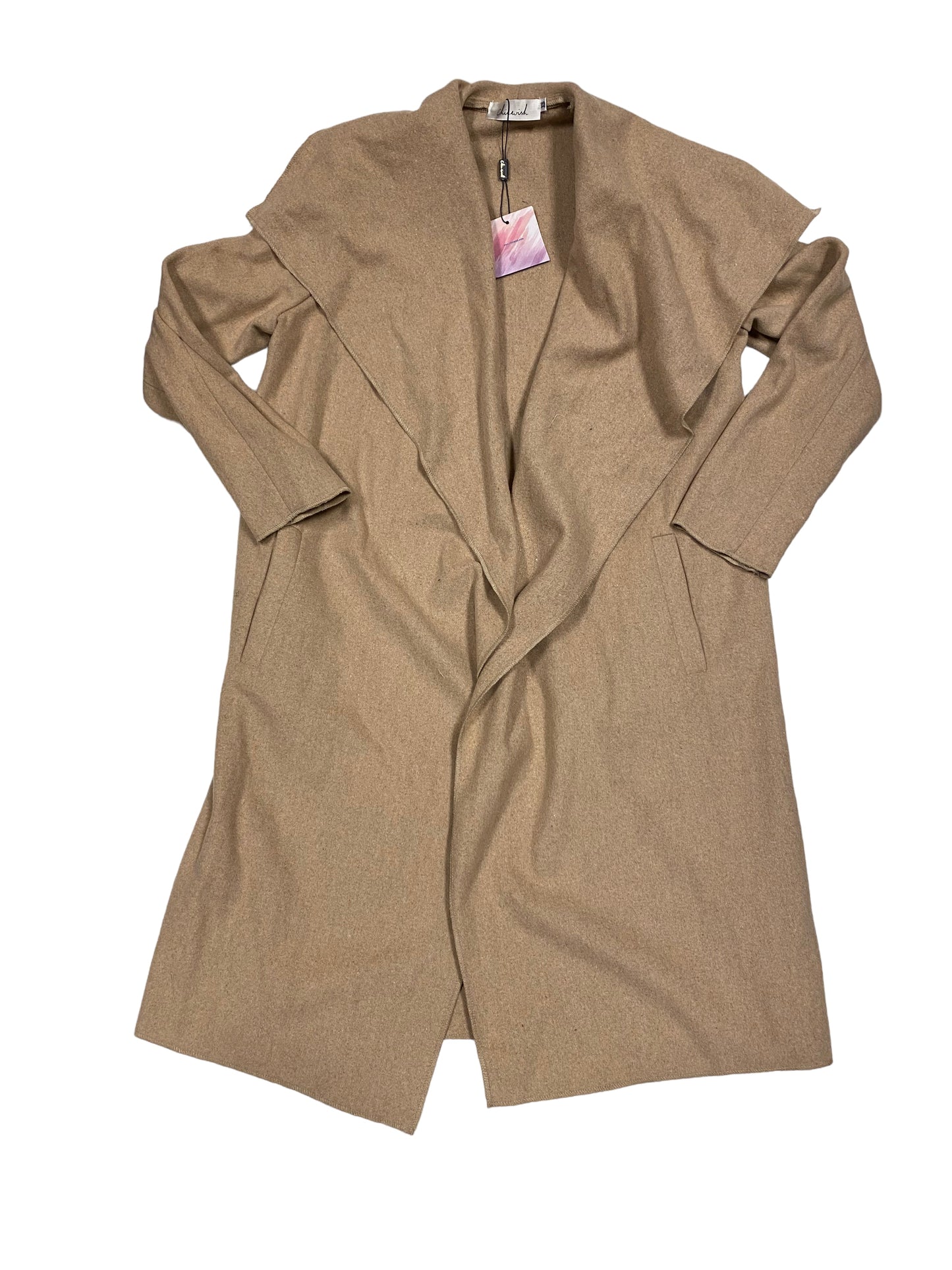 Coat Other By CHIC WISH In Tan, Size: Xs