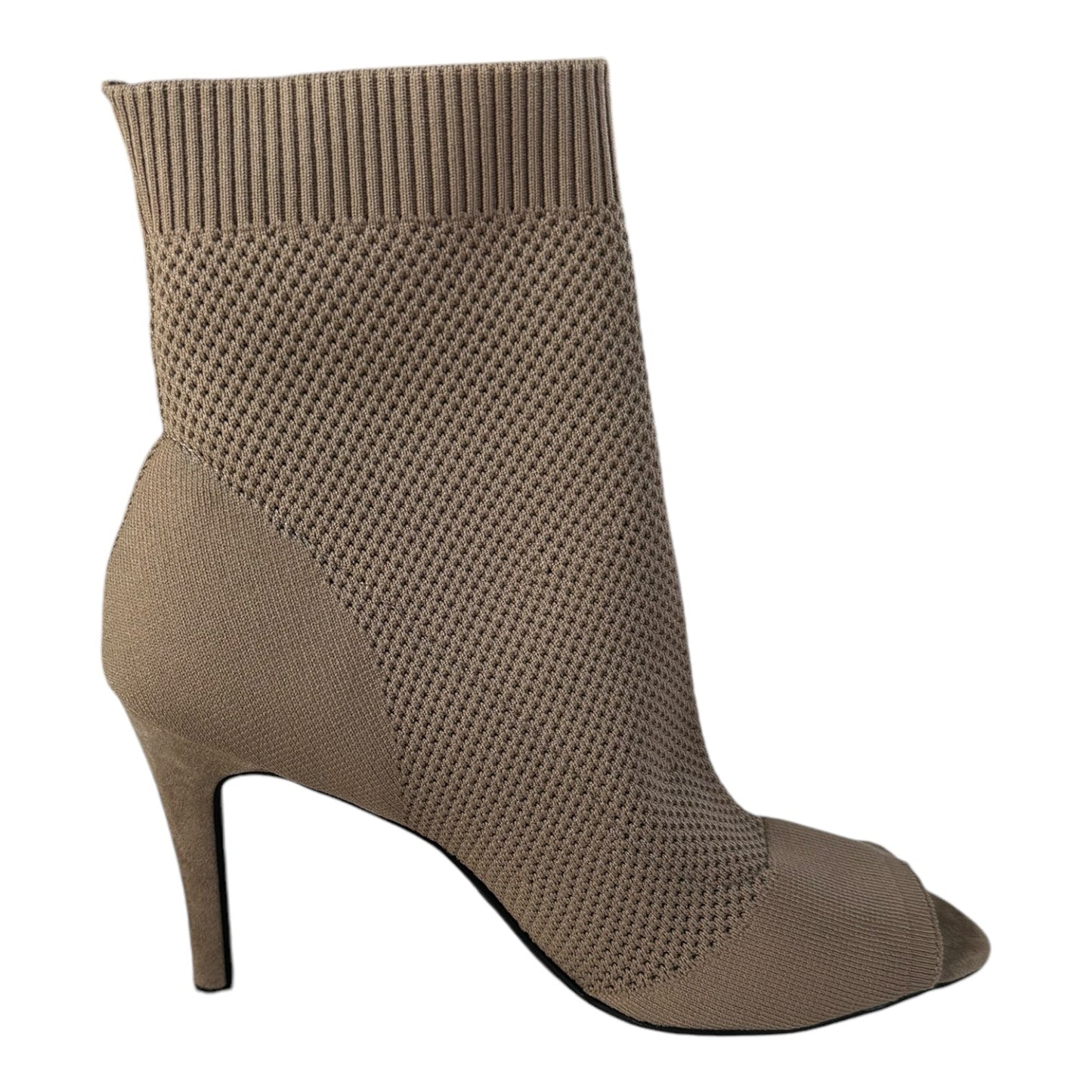 Boots Ankle Heels By Mia In Taupe, Size: 9.5