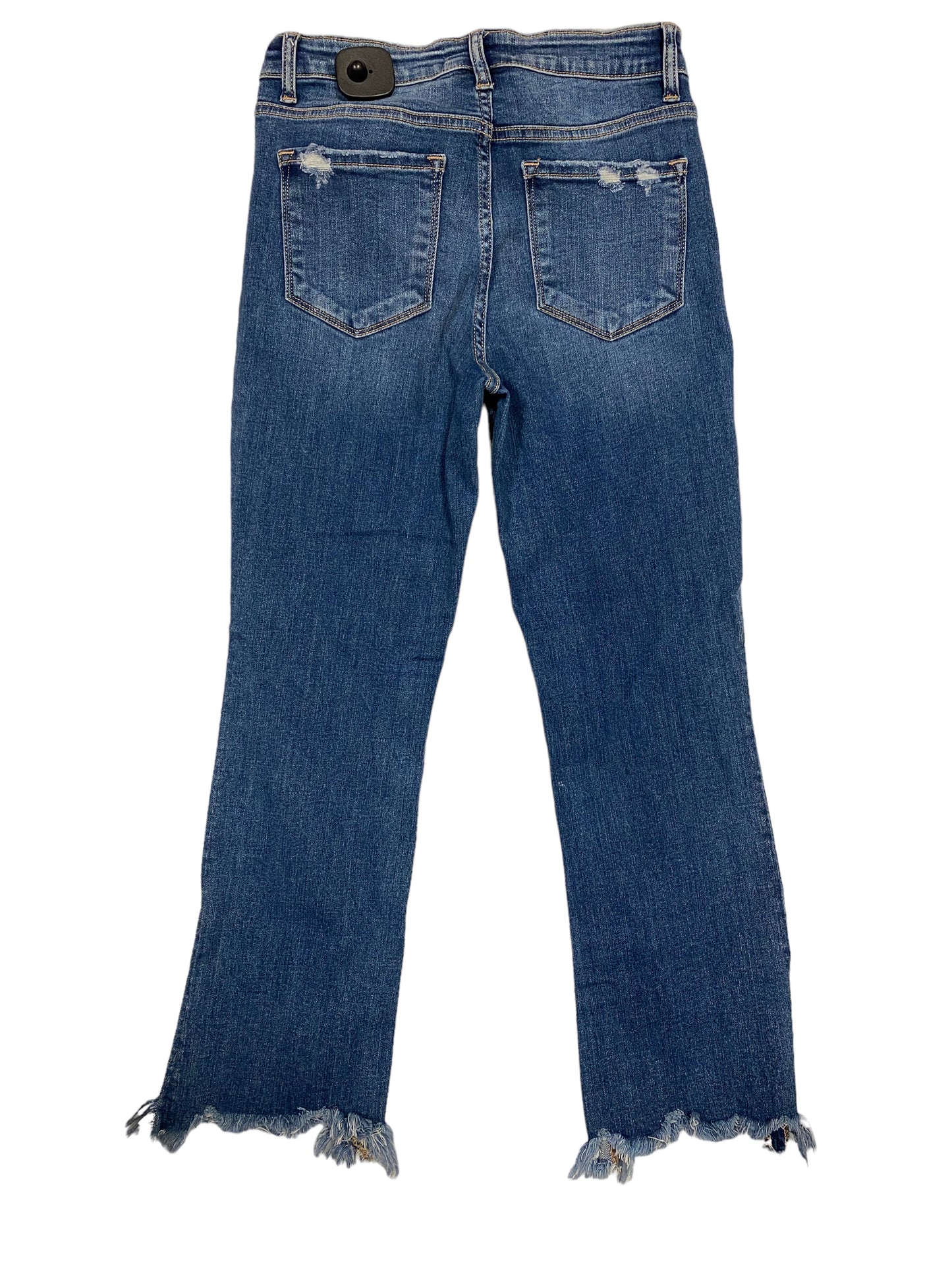 Jeans Straight By Vervet In Blue Denim, Size: 4