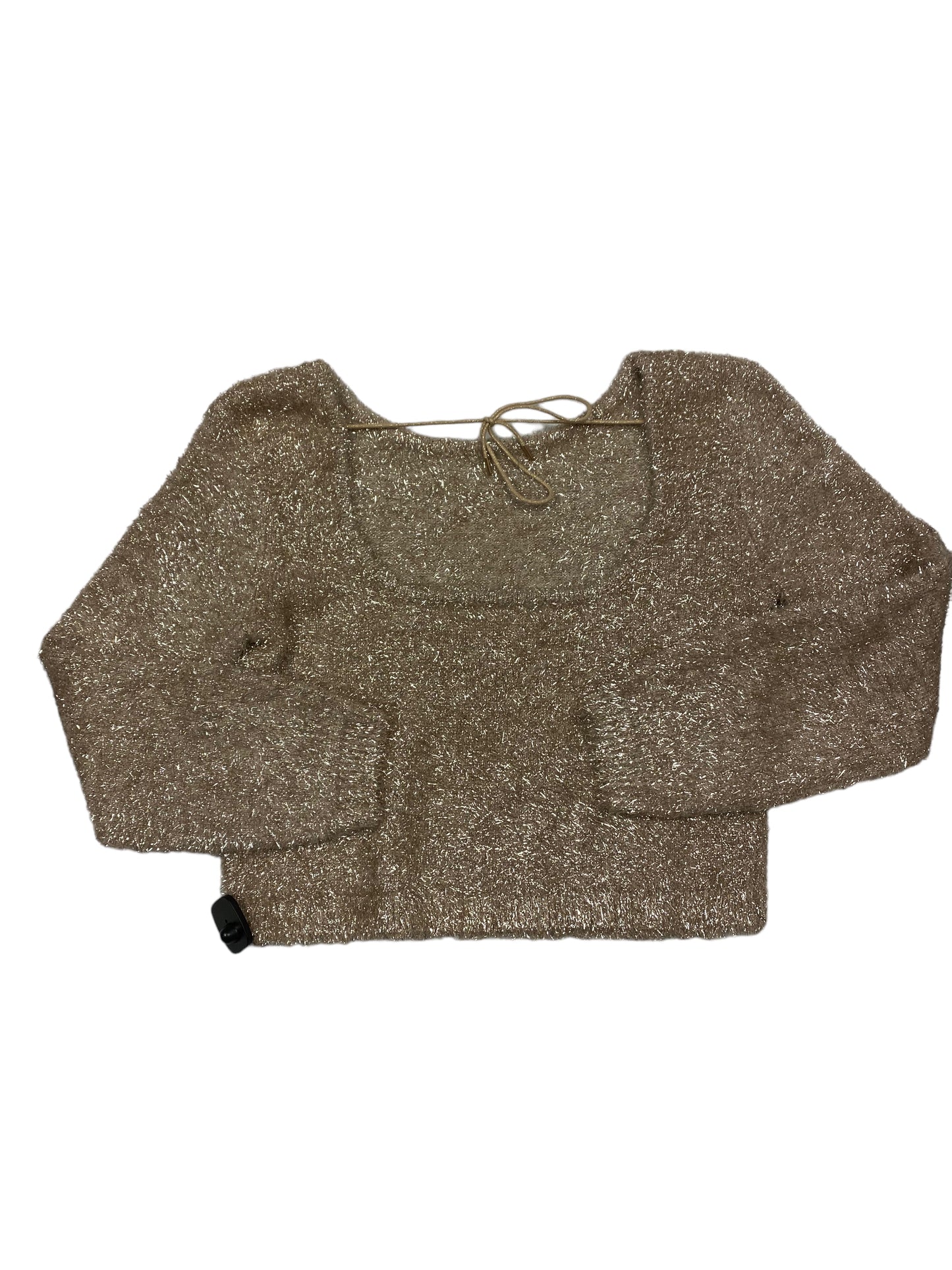 Sweater By Anthropologie In Gold, Size: M