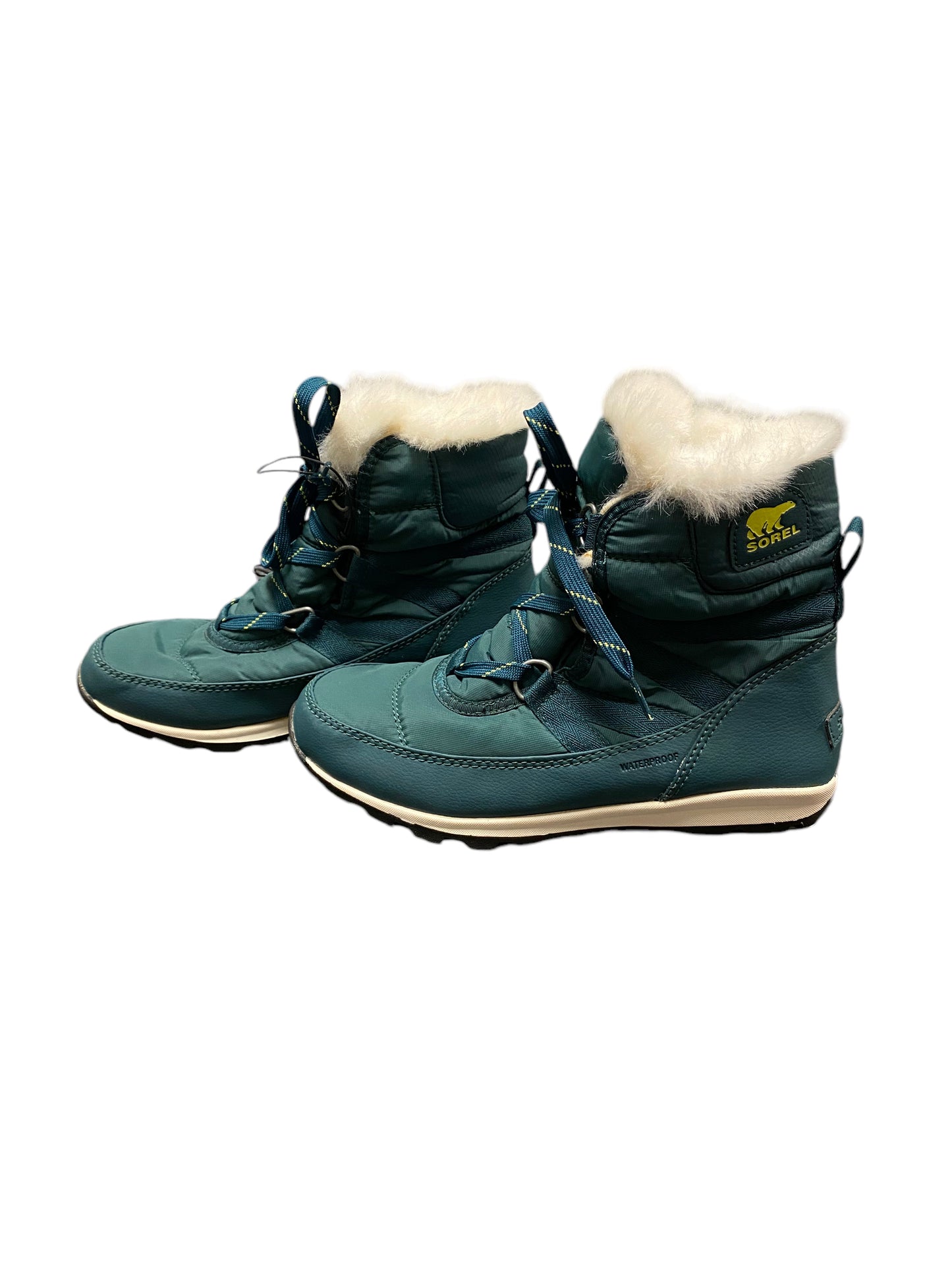 Boots Snow By Sorel In Teal, Size: 7