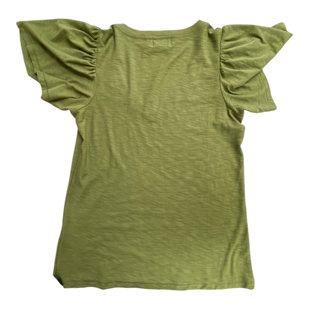 Top Short Sleeve By Nation In Green, Size: Xs