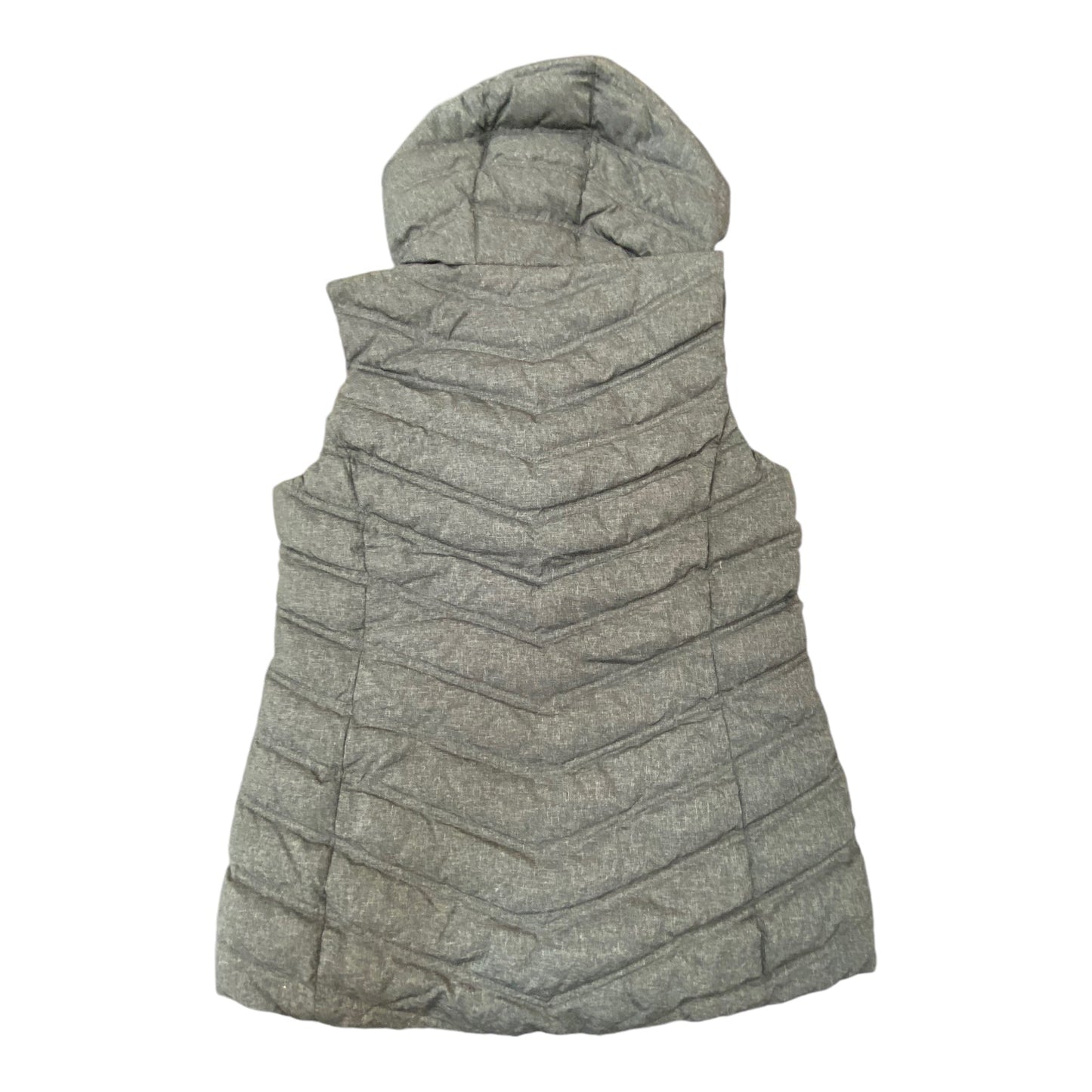 Vest Puffer & Quilted By Eddie Bauer In Grey, Size: S