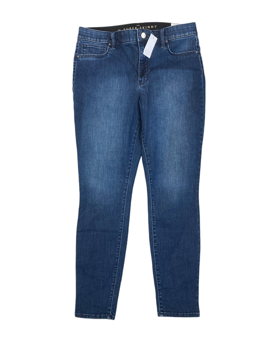 Jeans Straight By White House Black Market In Blue Denim, Size: 12