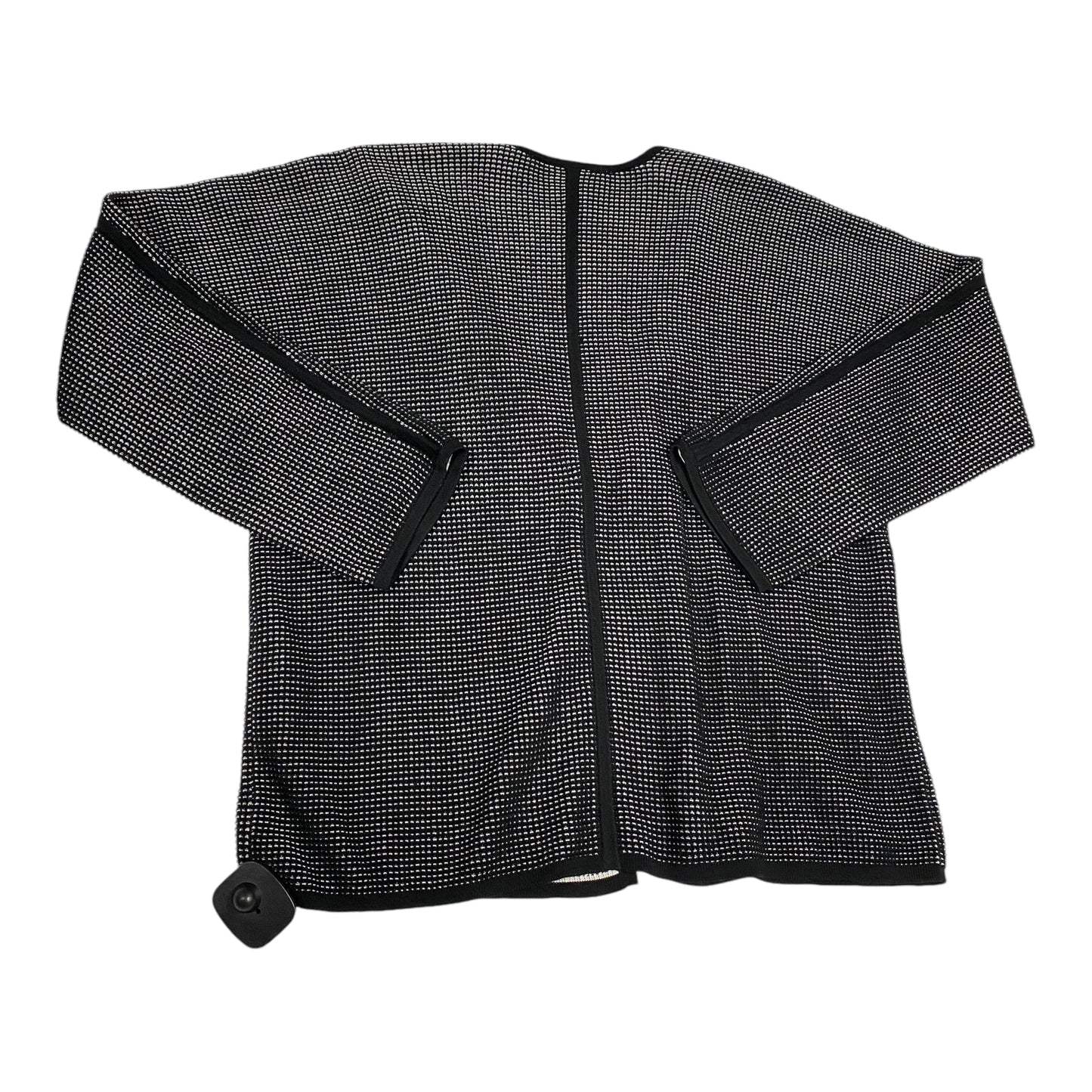 Sweater Cardigan By Eileen Fisher In Black, Size: S