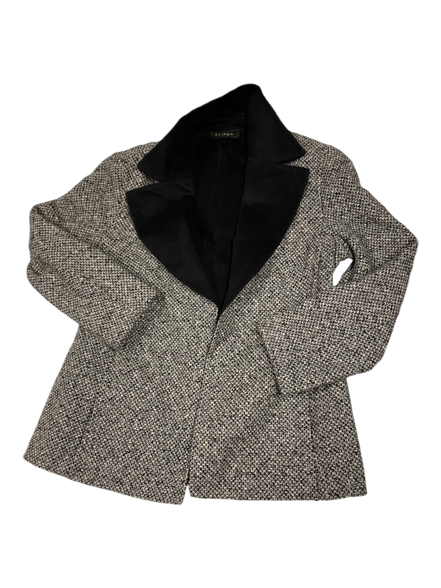 Coat Other By Escada In Black & White, Size: L