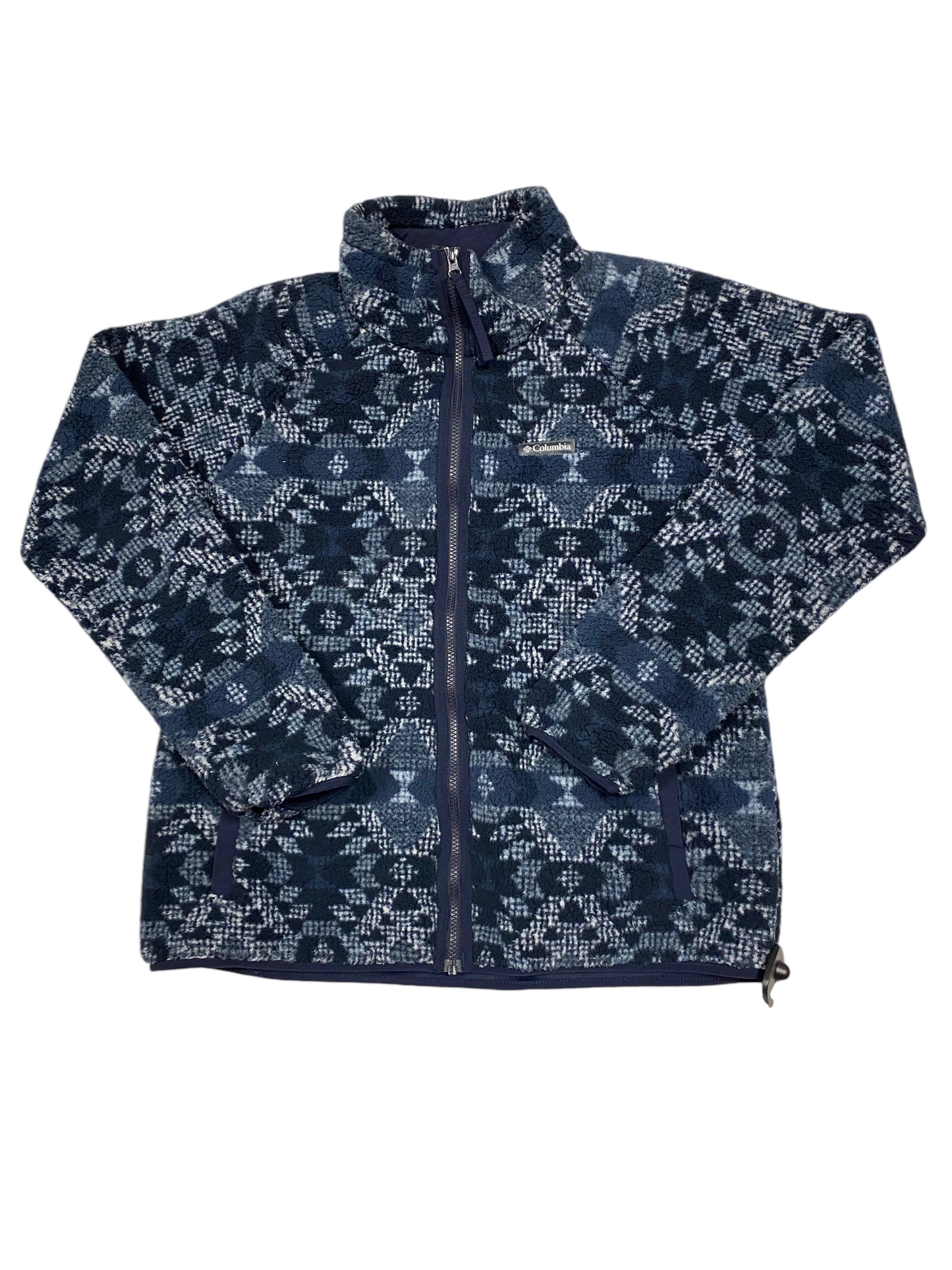 Jacket Fleece By Columbia In Blue, Size: L