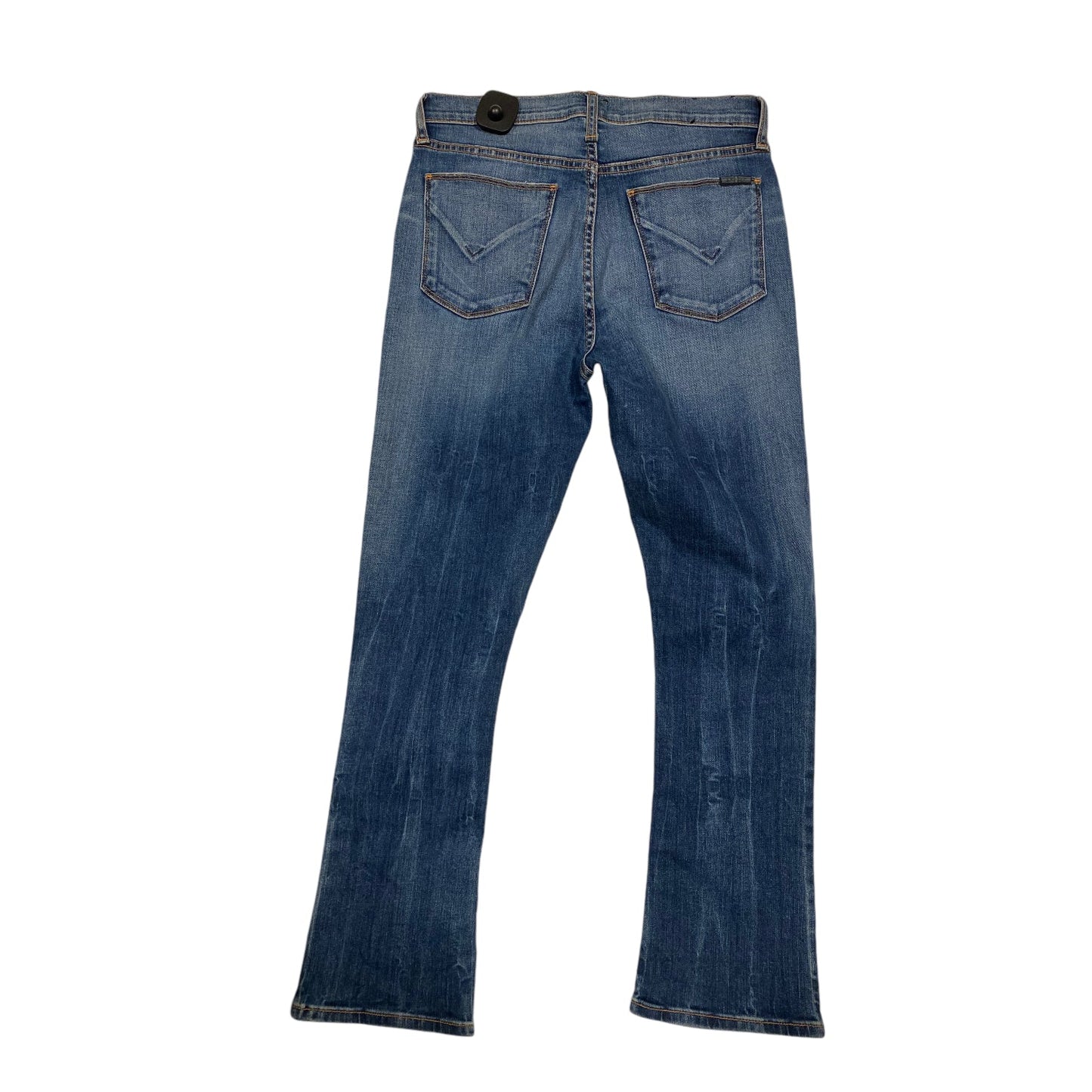 Jeans Flared By Hudson In Blue Denim, Size: 4