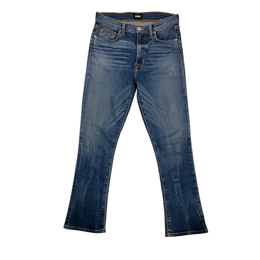 Jeans Flared By Hudson In Blue Denim, Size: 4