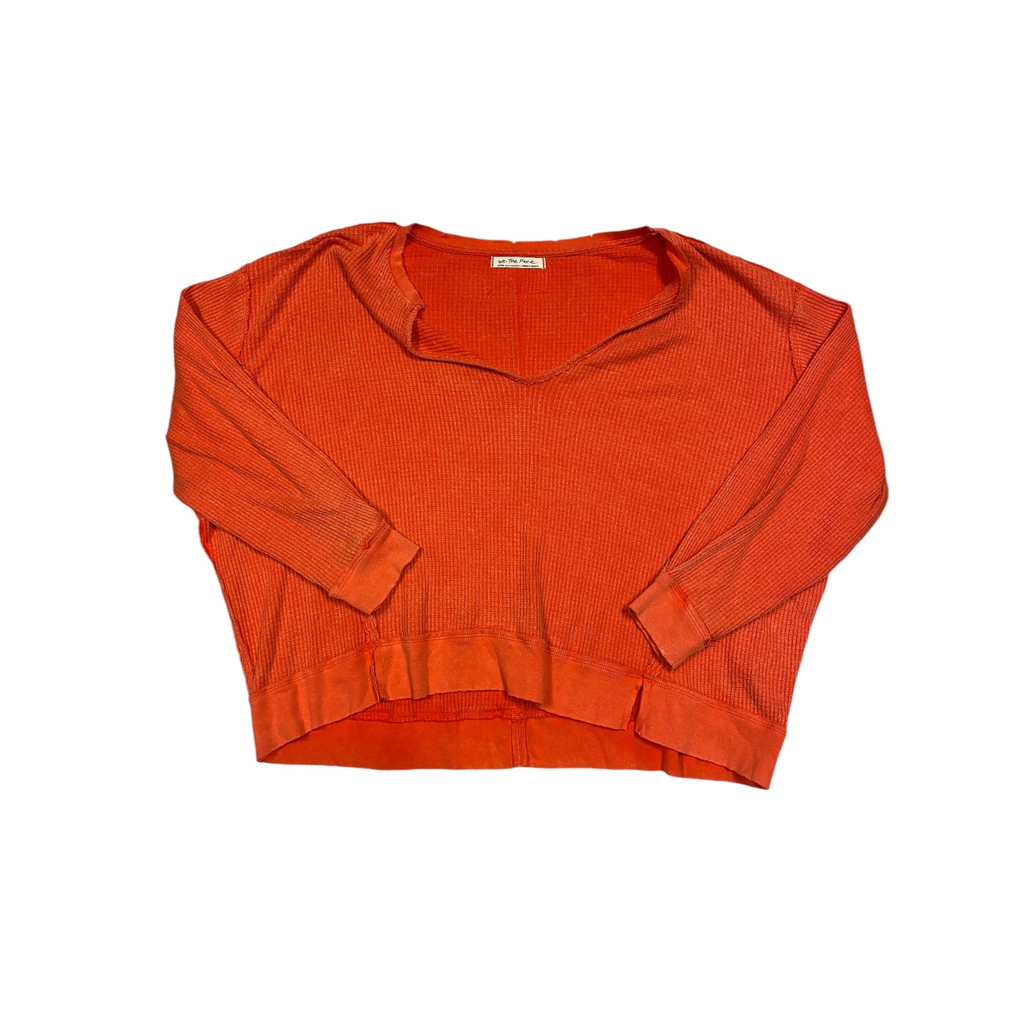 Top Long Sleeve By We The Free In Orange, Size: M