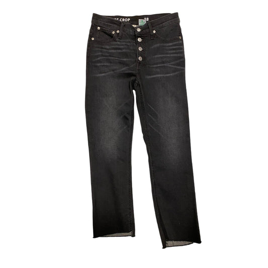 Jeans Straight By J. Crew In Black, Size: 6