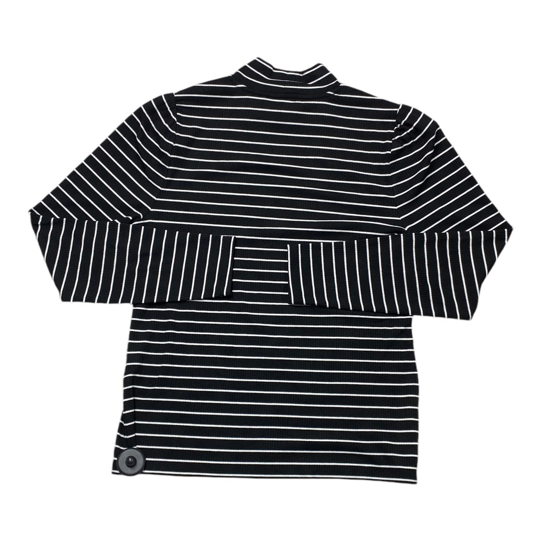 Top Long Sleeve By White House Black Market In Striped Pattern, Size: M