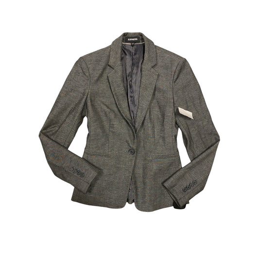 Blazer By Express In Grey, Size: 2