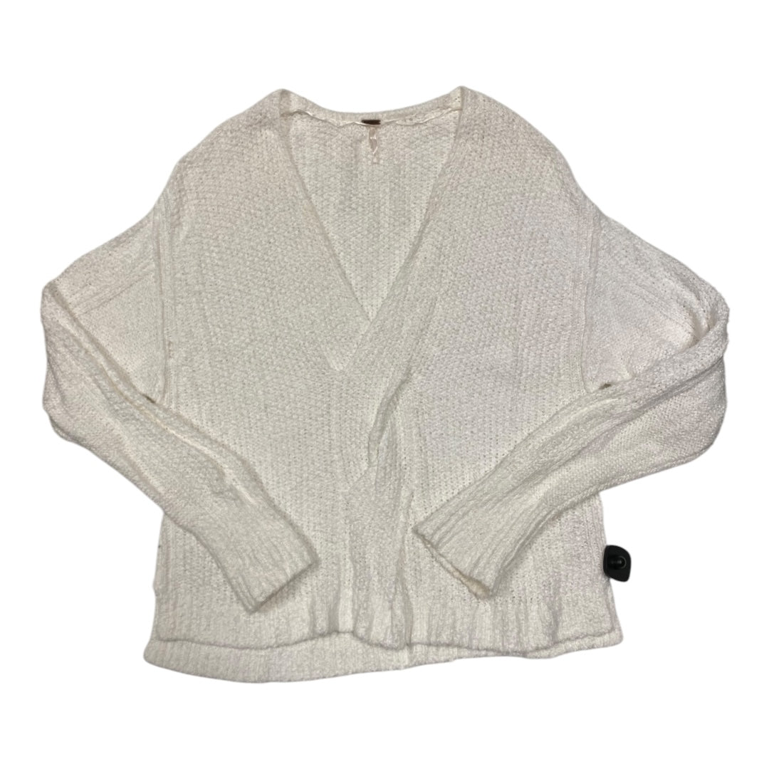 Sweater By Free People In White, Size: L