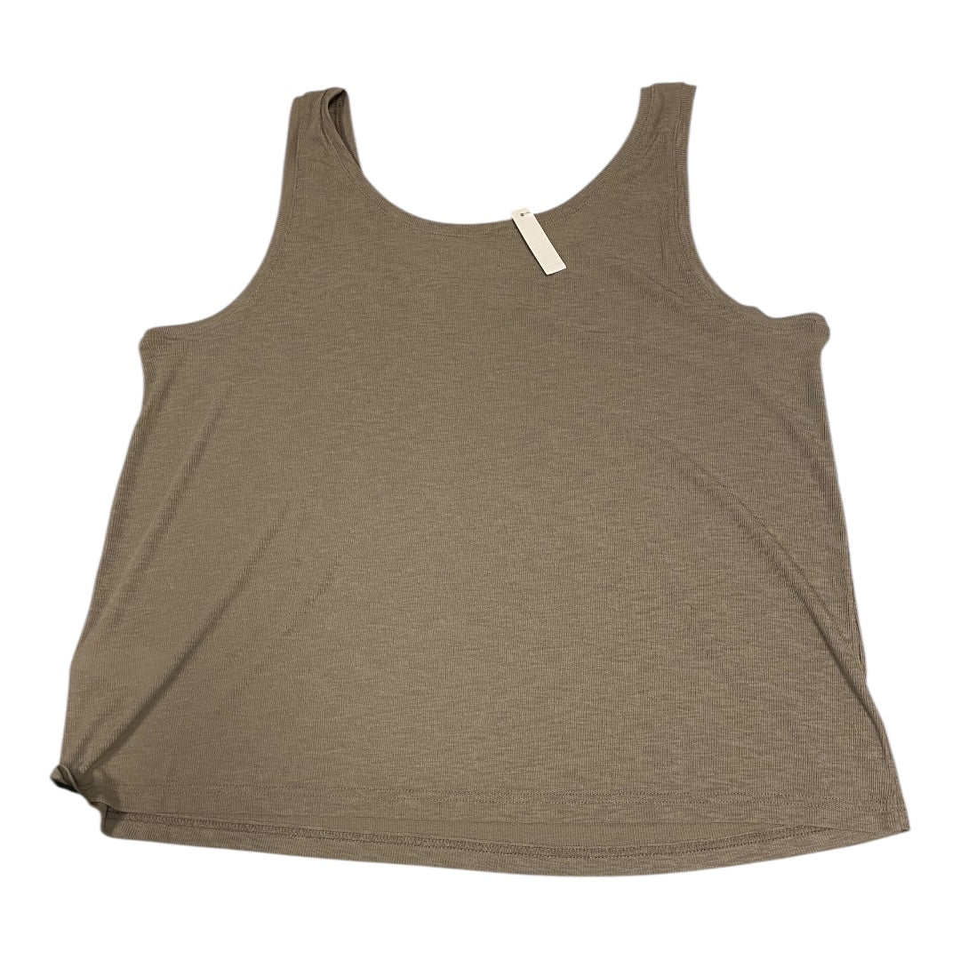 Top Sleeveless Basic By Madewell In Taupe, Size: Xl