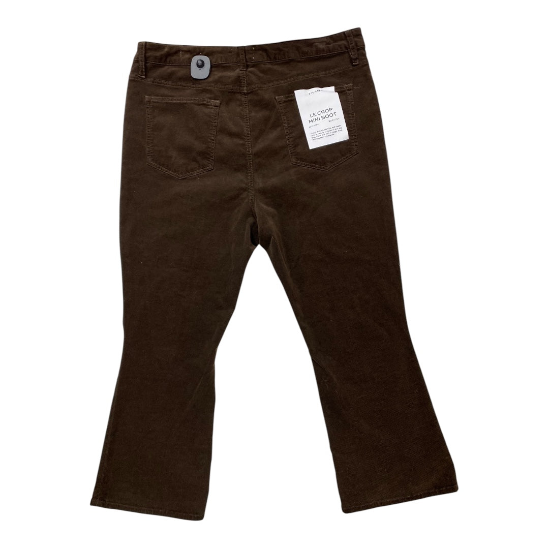 Pants Corduroy By Frame In Brown, Size: 18