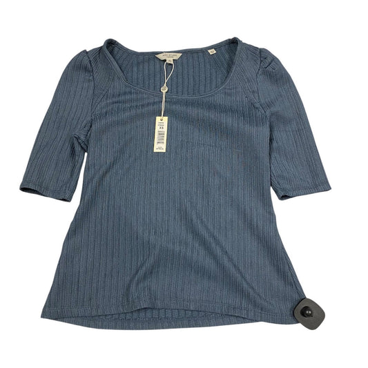 Top Short Sleeve By Max Studio In Blue, Size: Xs