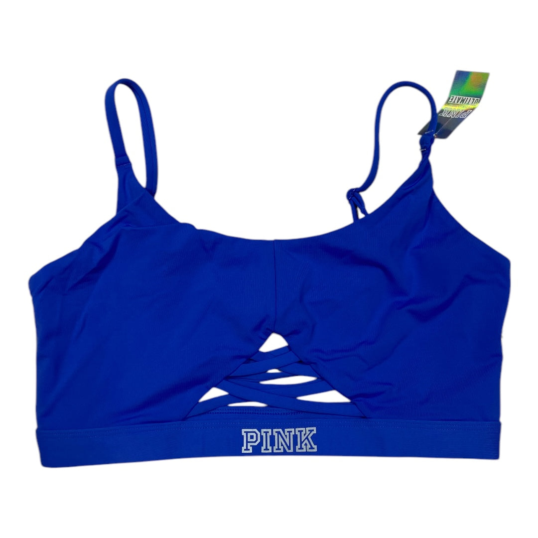 Athletic Bra By Pink In Blue, Size: M