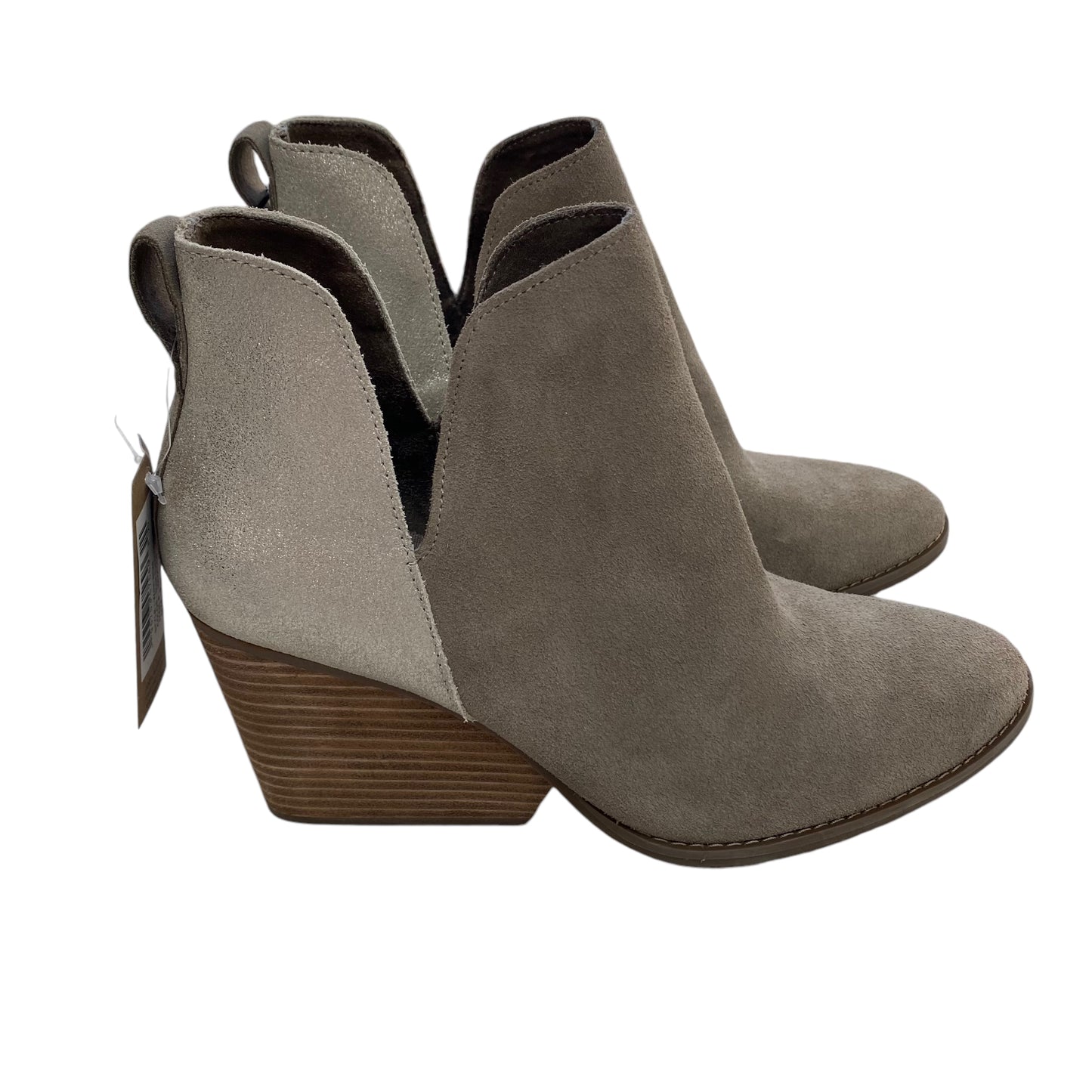 Boots Ankle Heels By Toms In Taupe, Size: 9