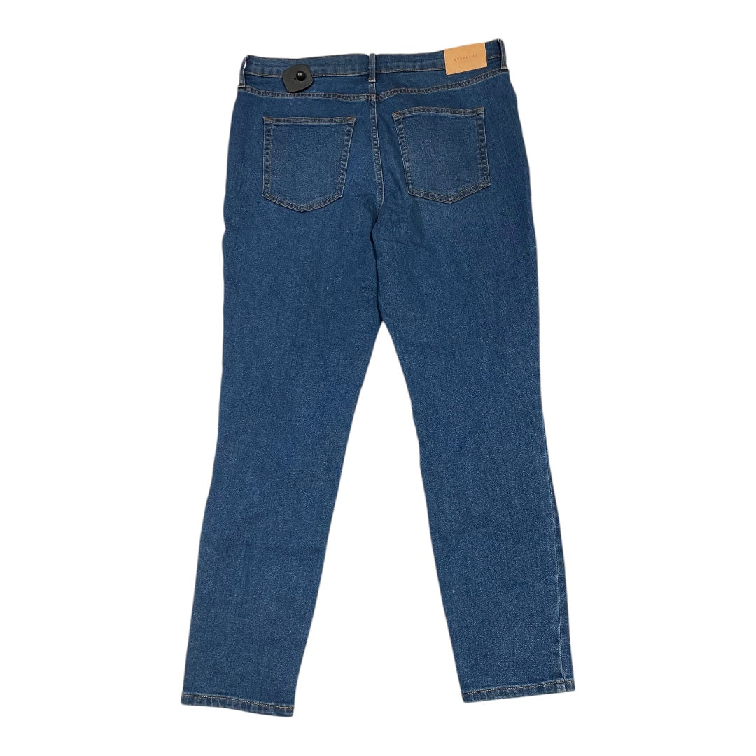 Jeans Flared By Everlane In Blue Denim, Size: 16