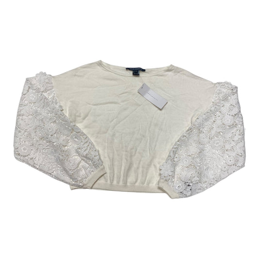 Sweater By French Connection In Ivory, Size: S