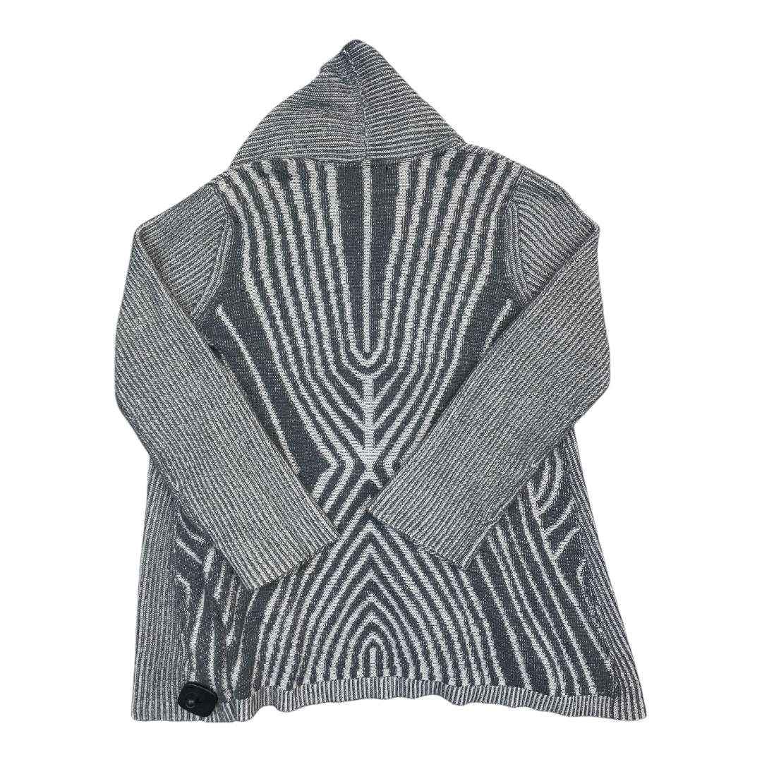 Sweater Cardigan By Style And Company In Grey, Size: M