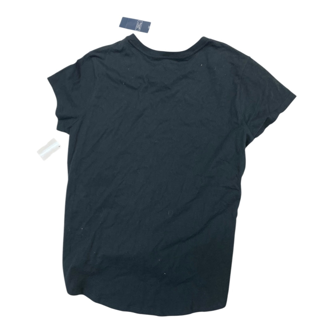 Top Short Sleeve Basic By Abercrombie And Fitch In Black, Size: Xl