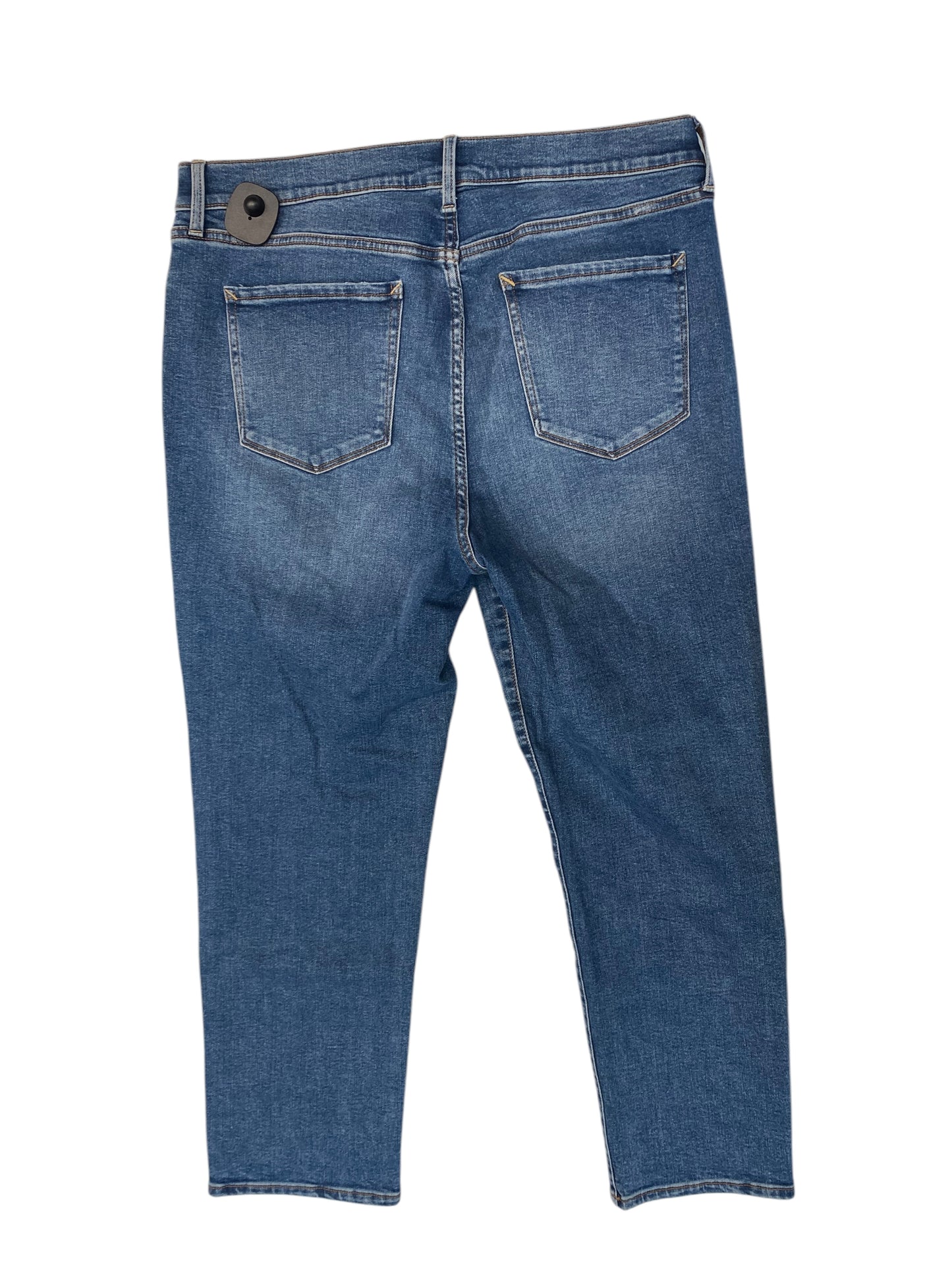 Jeans Straight By Ana In Blue Denim, Size: 14