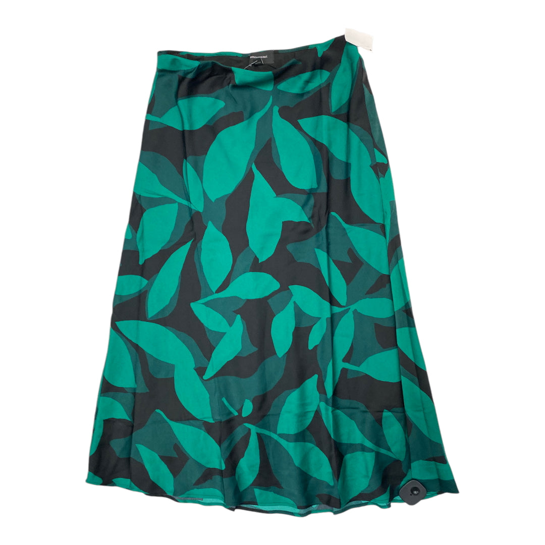 Skirt Maxi By Banana Republic In Black & Green, Size: M