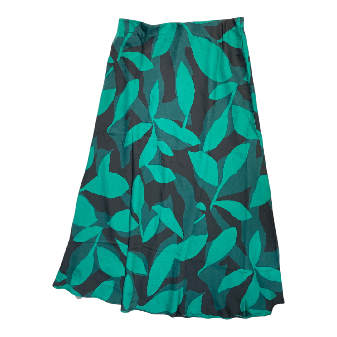 Skirt Maxi By Banana Republic In Black & Green, Size: M