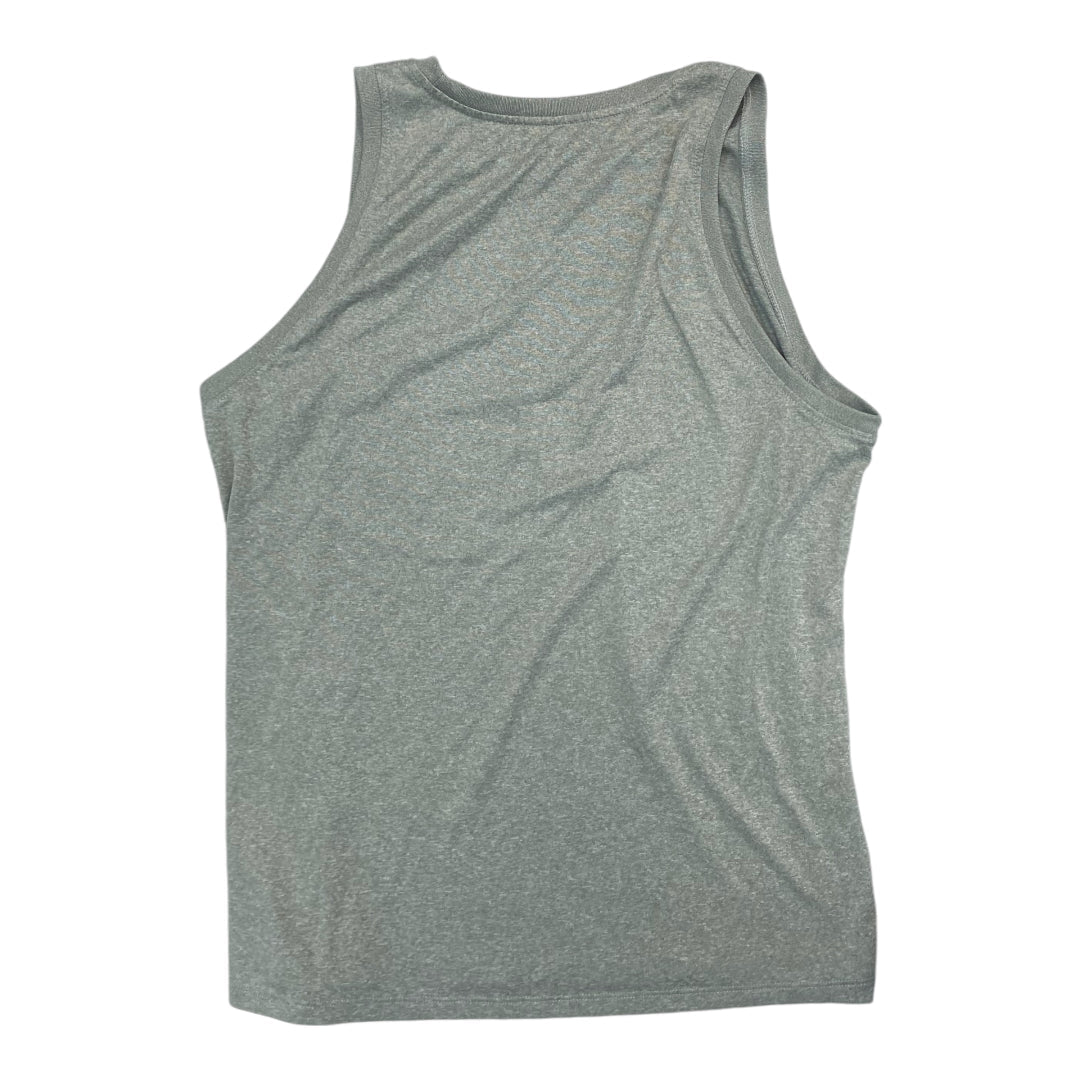 Athletic Tank Top By Nike In Grey, Size: L