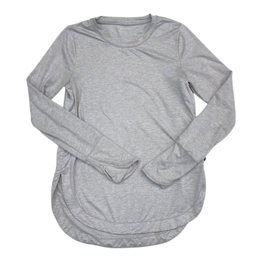 Athletic Top Long Sleeve Crewneck By Athleta In Grey, Size: S