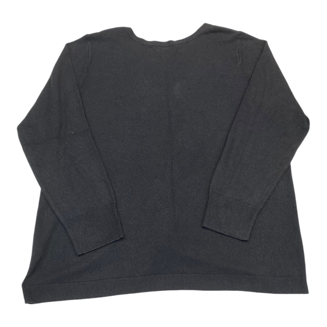 Sweater By Croft And Barrow In Black, Size: 3x