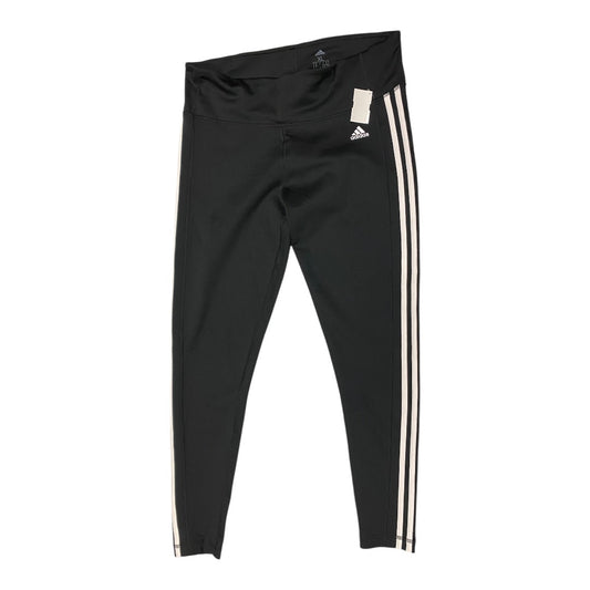 Athletic Leggings By Adidas In Black, Size: Xl