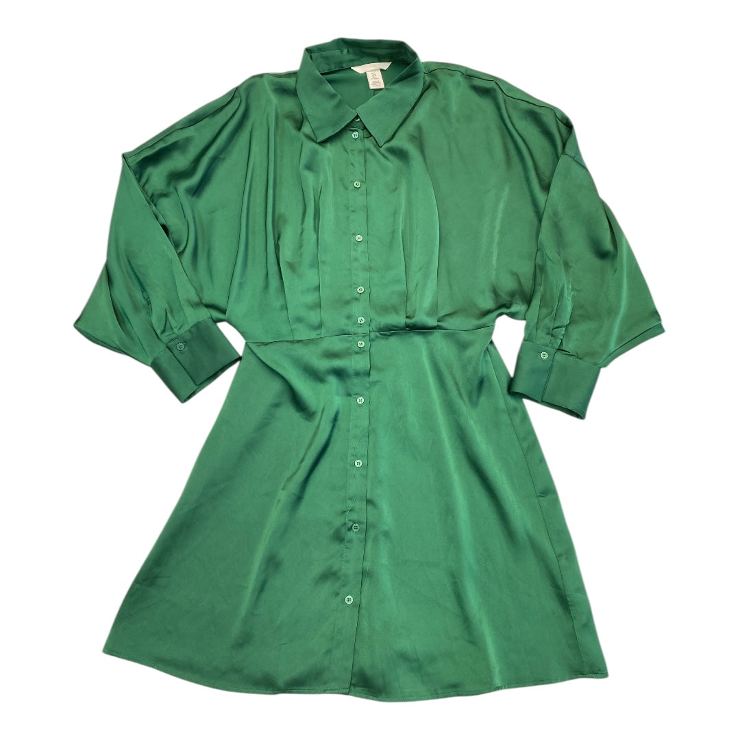 Dress Casual Short By H&m In Green, Size: M