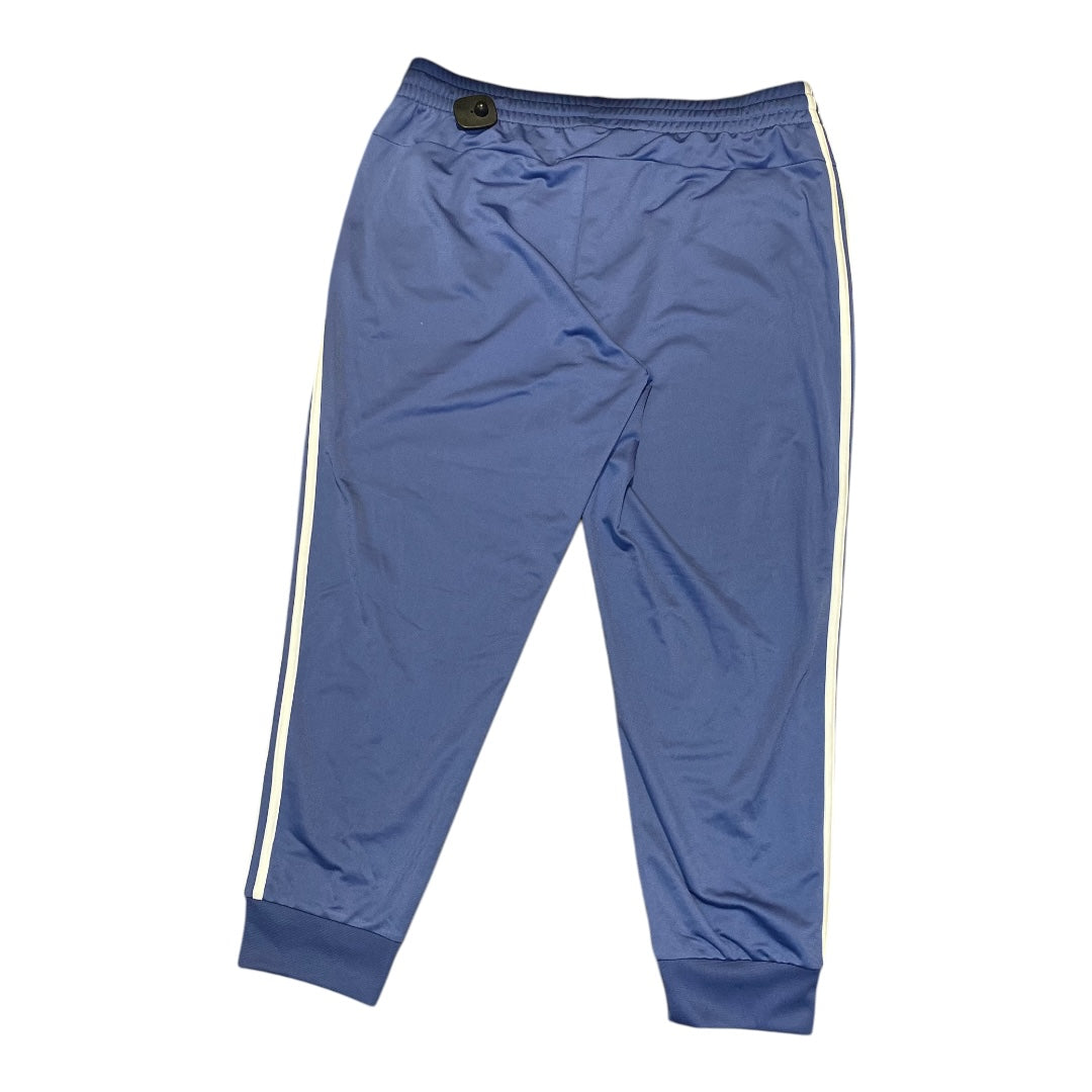 Athletic Pants By Adidas In Blue, Size: 2x