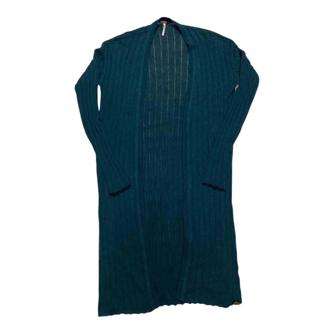 Sweater Cardigan By Free People In Green, Size: M